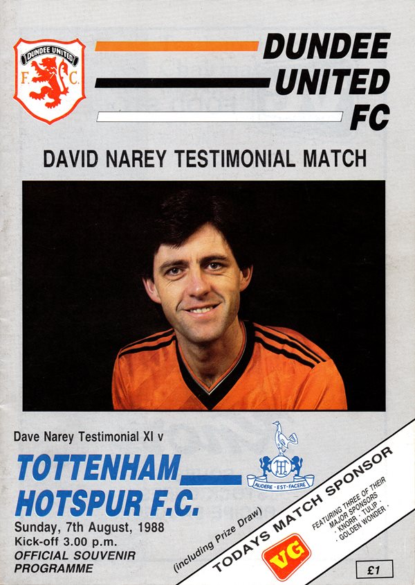 Programme vs Tottenham Hotspur